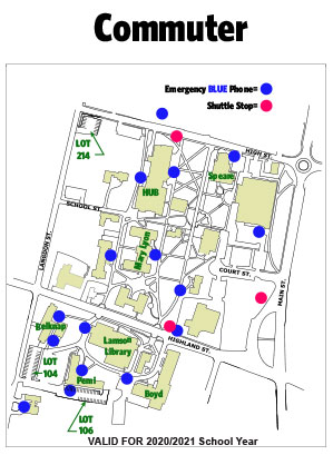 Parking Map University Police